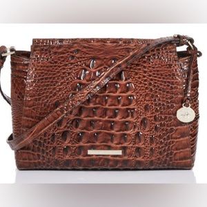 BRAHMIN CROSSBODY HILLARY PURSE - Brown - LIKE NEW